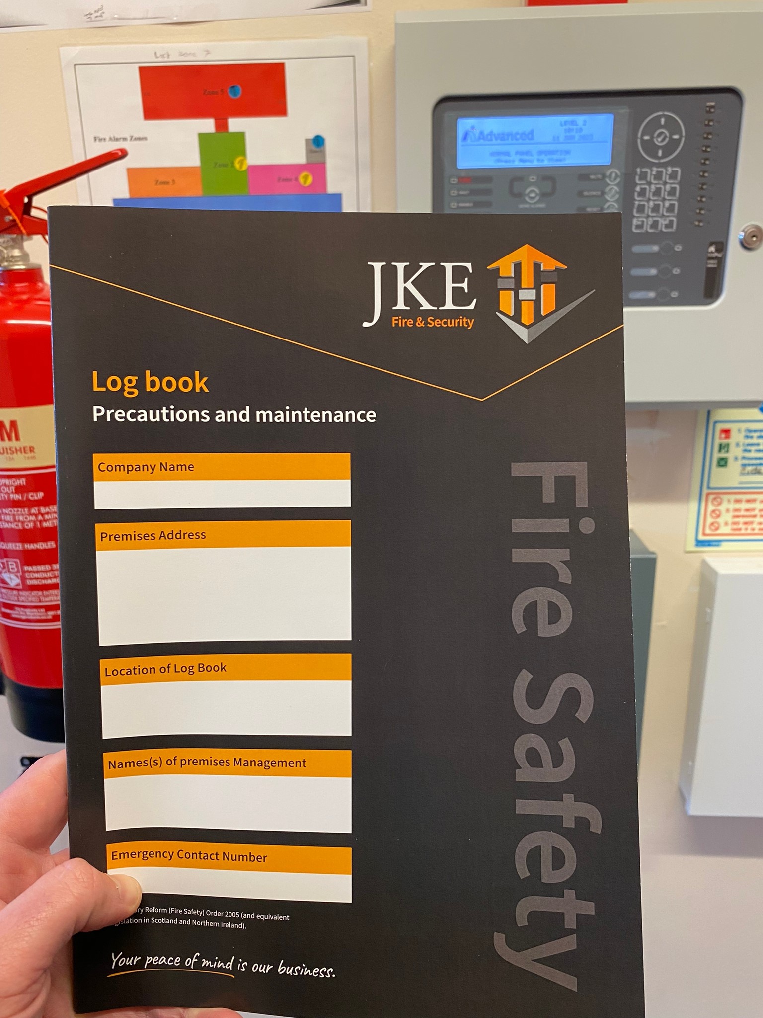 JKE Fire & Security logbook